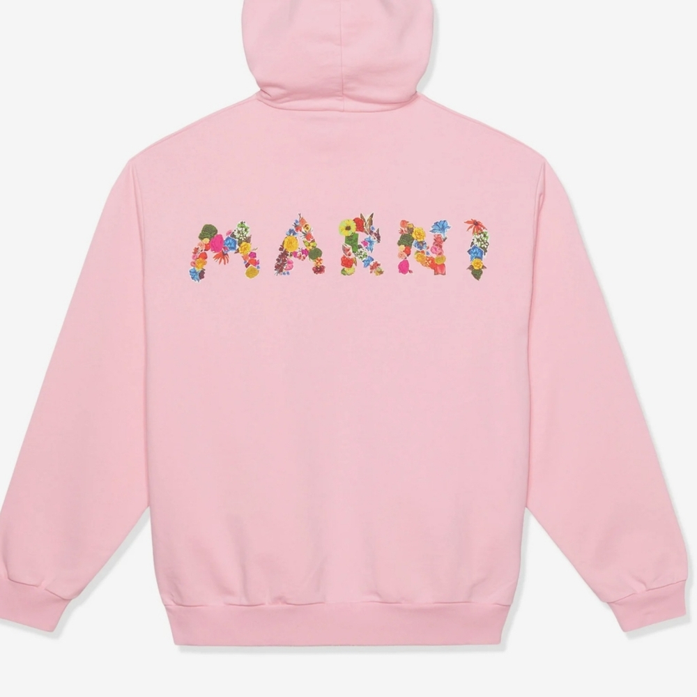Marni Pink Hoodie NWT size 56 / XXL
